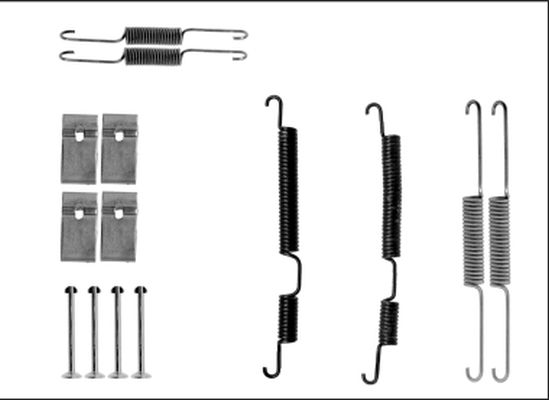 HELLA PAGID Комплектующие, тормозная колодка 8DZ 355 205-861